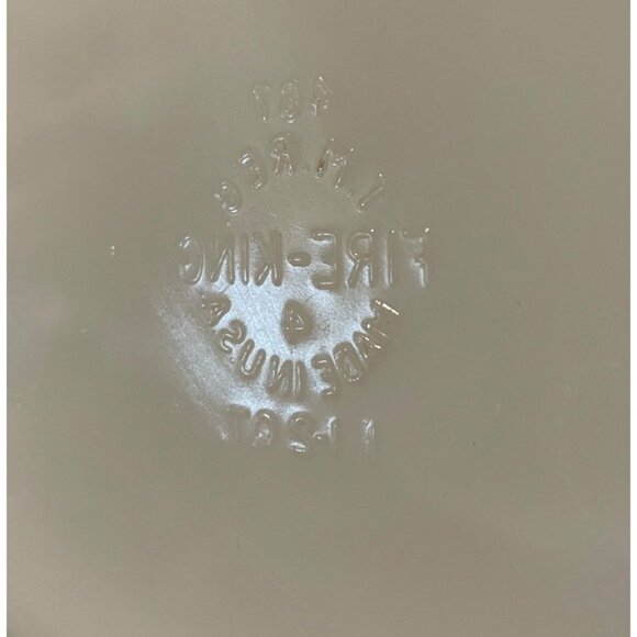 Fire King Anchor Hocking Peach Luster Swirl Round Casserole 1 1/2 Quart - Picture 13 of 13